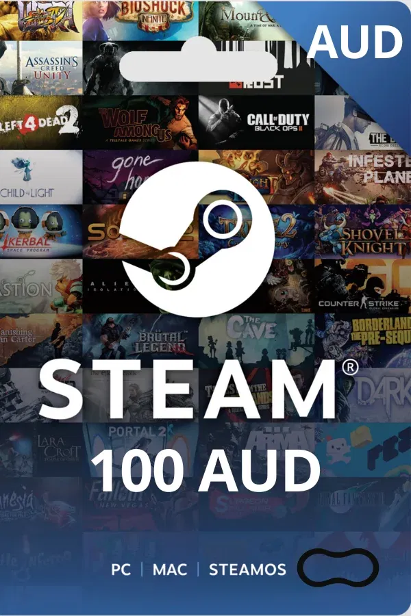Steam $100 AUD Australia