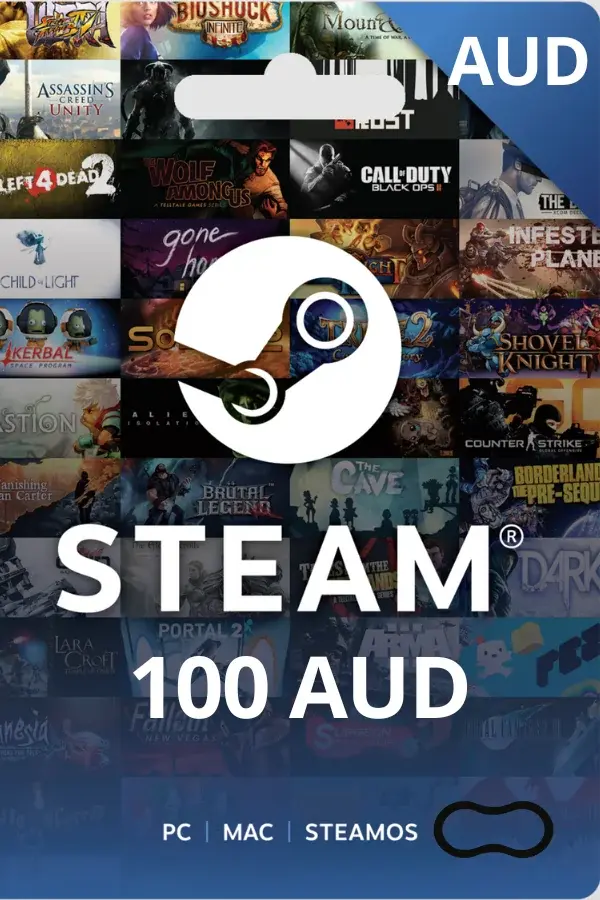 Buy Gift Card Steam $100 AUD Australia