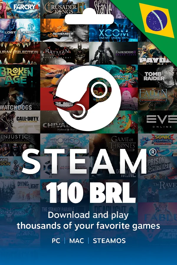 Steam Gift Card 110 BRL (Бразилия)