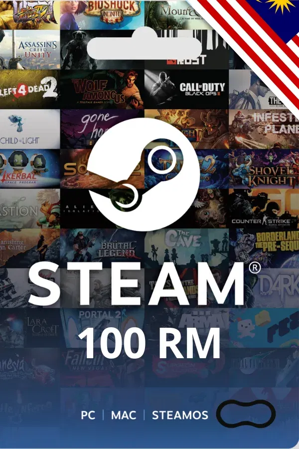 Buy Gift Card Steam 100 MYR Malaysia
