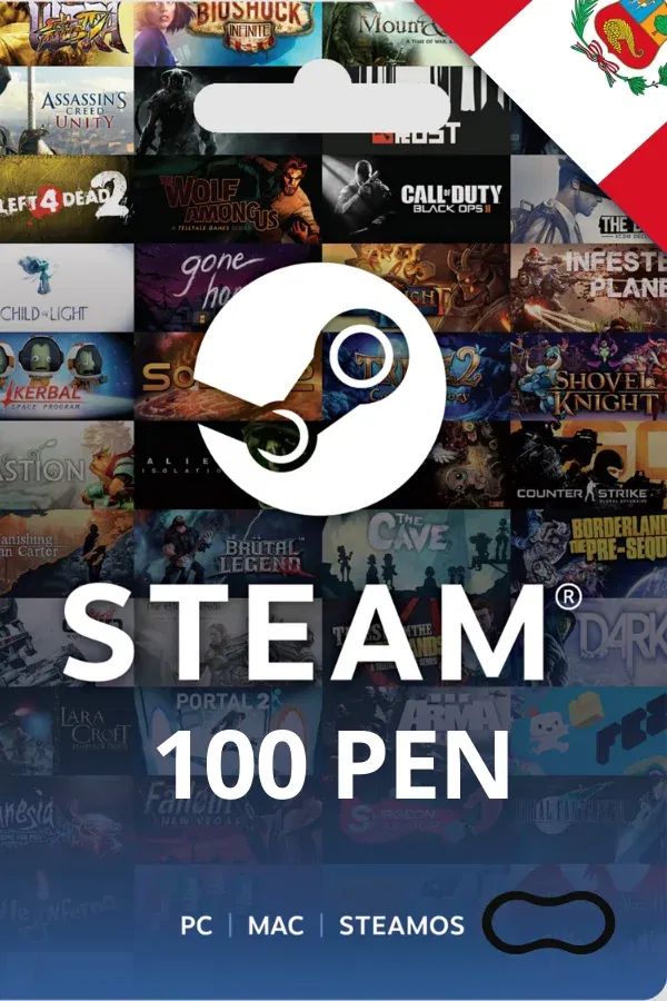 Steam 100 PEN Peru Gift card