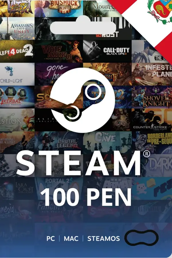 Steam 100 PEN Peru Gift card