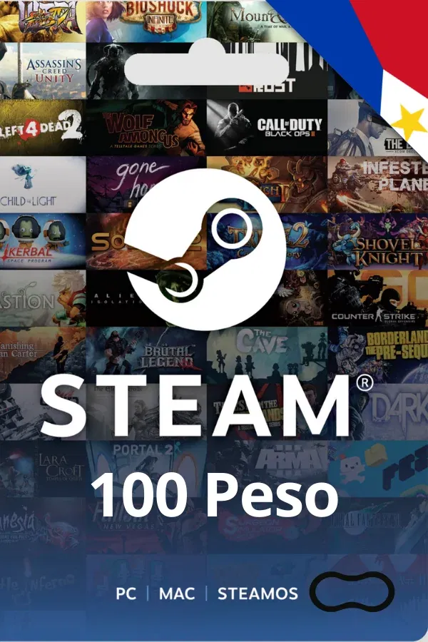 Buy Gift Card Steam Steam ₱100 Pesso Philippine