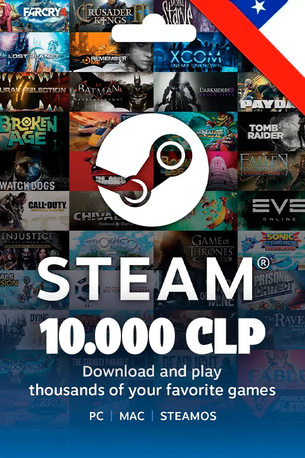 Buy Gift Card Steam 10.000 CLP Chile
