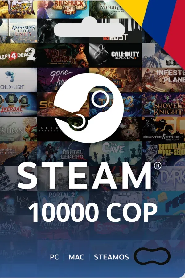 Buy Gift Card Steam $10,000 COP Columbia