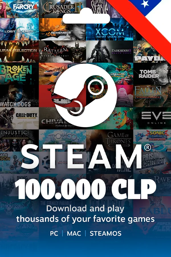 Steam 100.000 CLP Chile