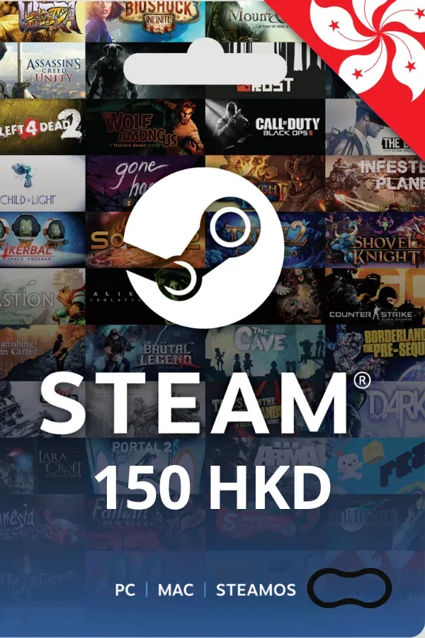 Steam HK$150 Honk Kong Gift Card