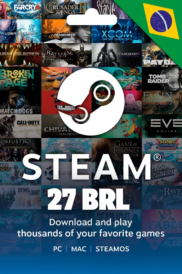 Steam Gift Card 27 BRL (Бразилия)