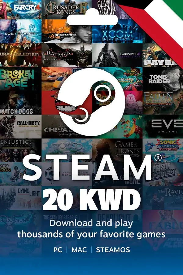 20 KWD Steam Kuwait Wallet Code