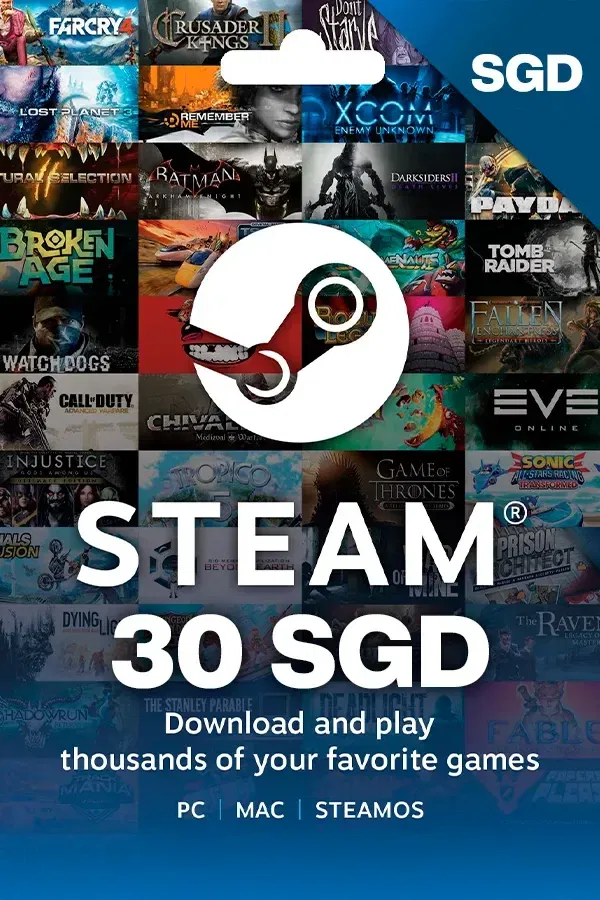 Buy Gift Card Steam S$30 SGD Singapore