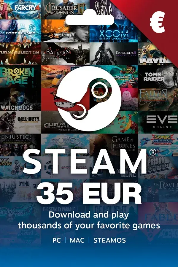 Steam €35 EUR Europe