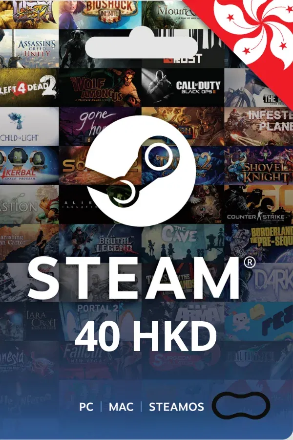 Steam HK$40 Honk Kong Gift Card