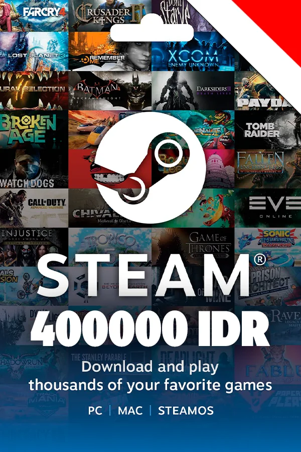 400000 IDR Steam Gift Card