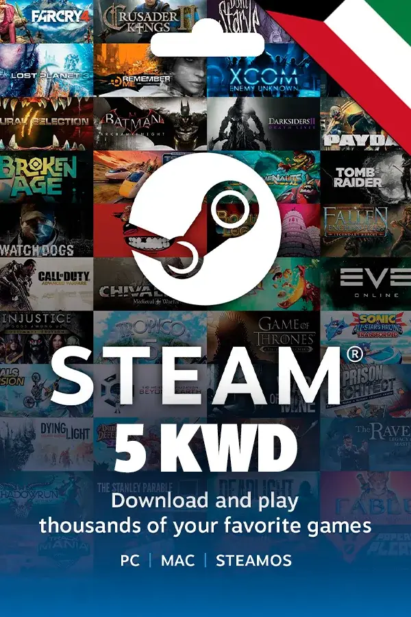 5 KWD Steam Kuwait Wallet Code