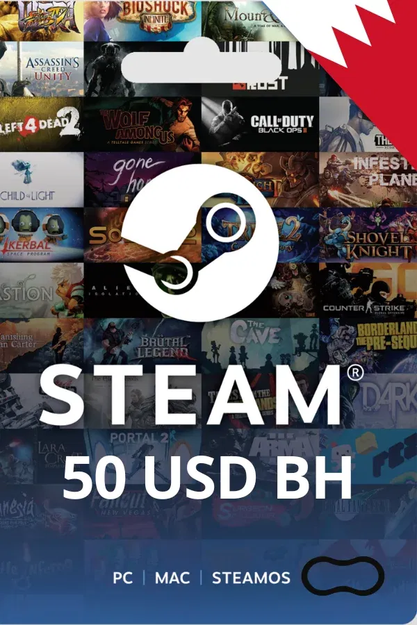 Steam $50 BH Bahrain Gift Card