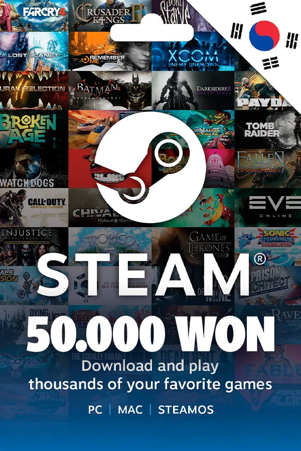 Steam 50,000 WON Korea
