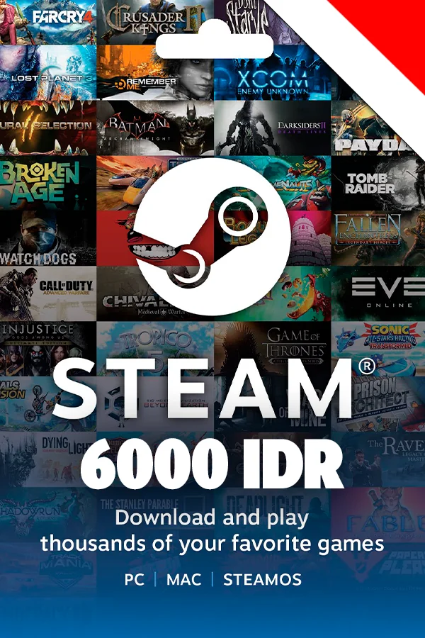 6000 IDR Steam Gift Card