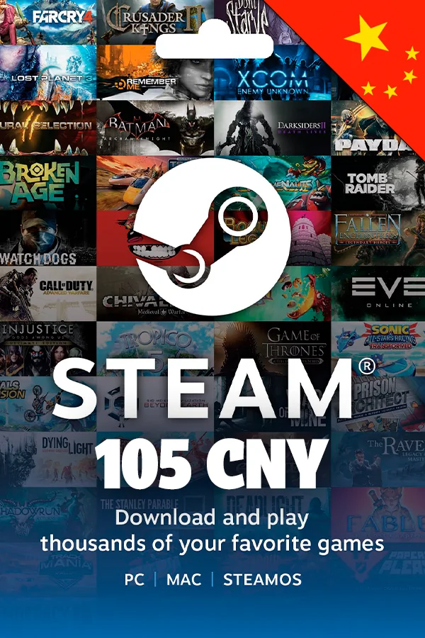 105 CNY Steam Gift Card