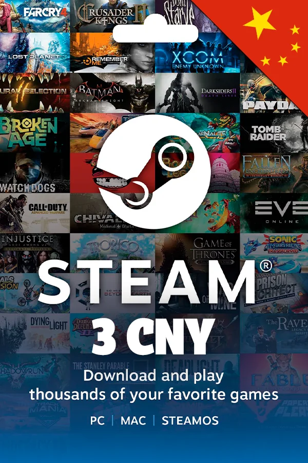 3 CNY Steam Gift Card