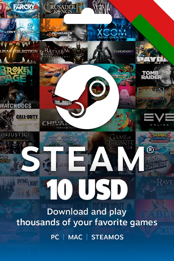 Steam Wallet Gift Card 10 USD (Oman)