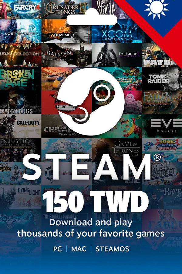 150 TWD Steam Taiwan Wallet Code