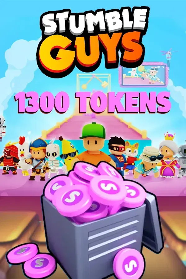 Buy 1300 Tokens for Stumble Guys by ID