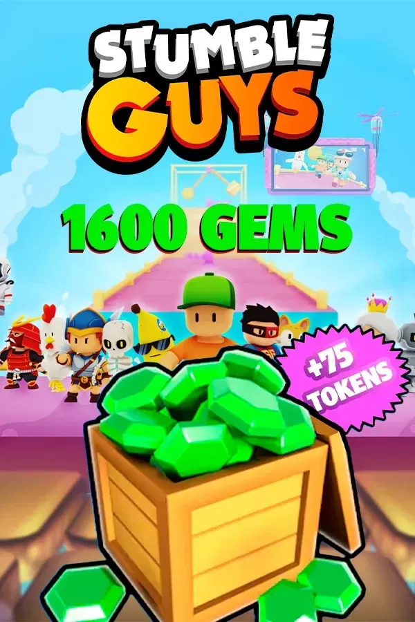 Buy 1600 Gems for Stumble Guys by ID
