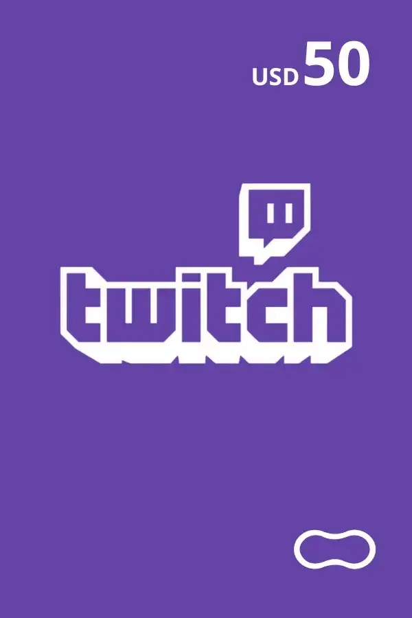Twitch $50 USD USA Gift card