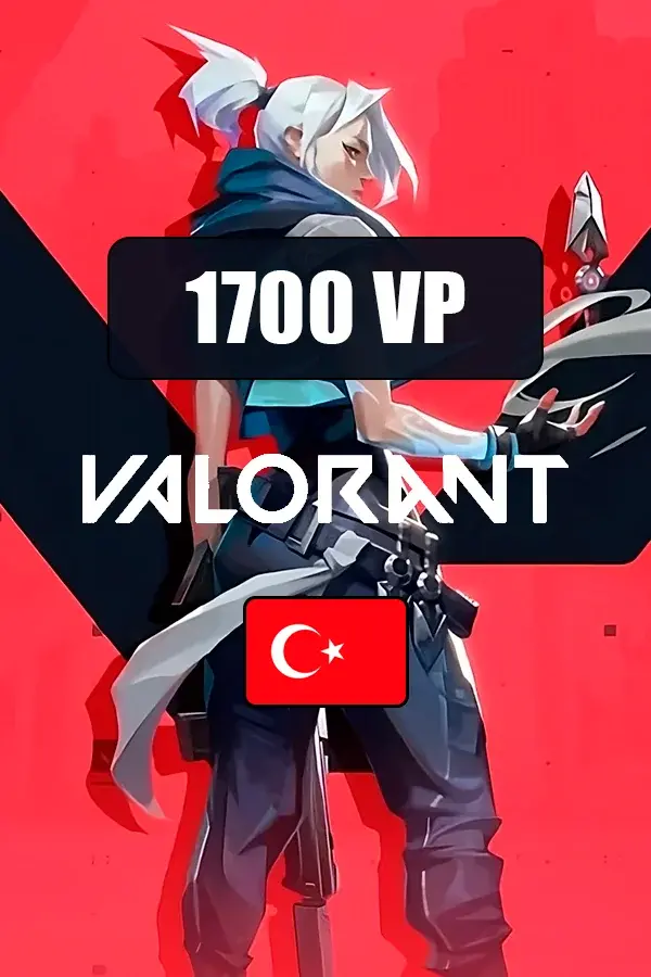 1700 VP Valorant Points Gift Card (Turkey)