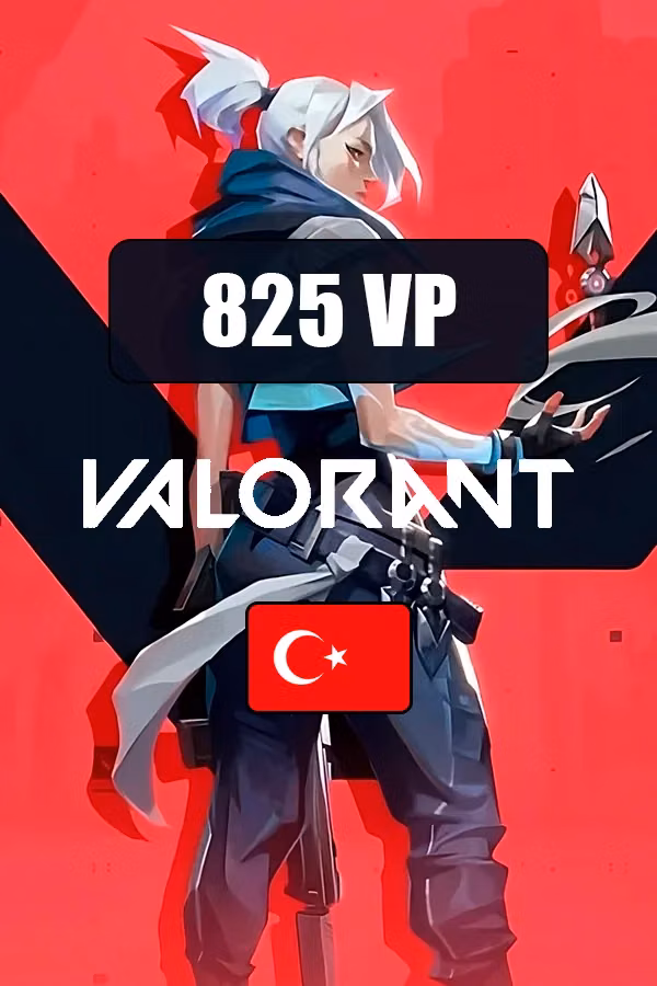 825 VP Valorant Points Gift Card (Turkey)