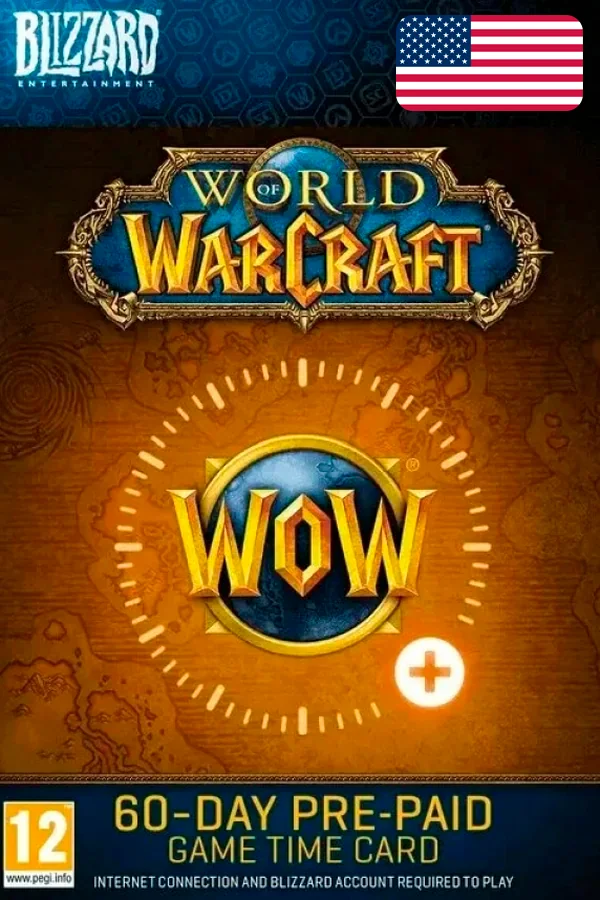 Time Card 60 Days USA World of Warcraft