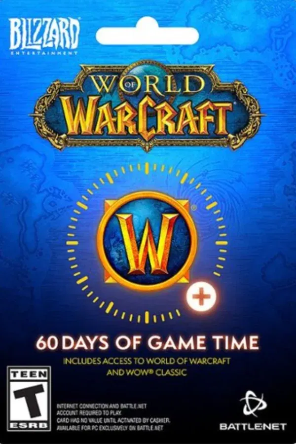 WoW PrePaid Game Card for 60 days in the EU