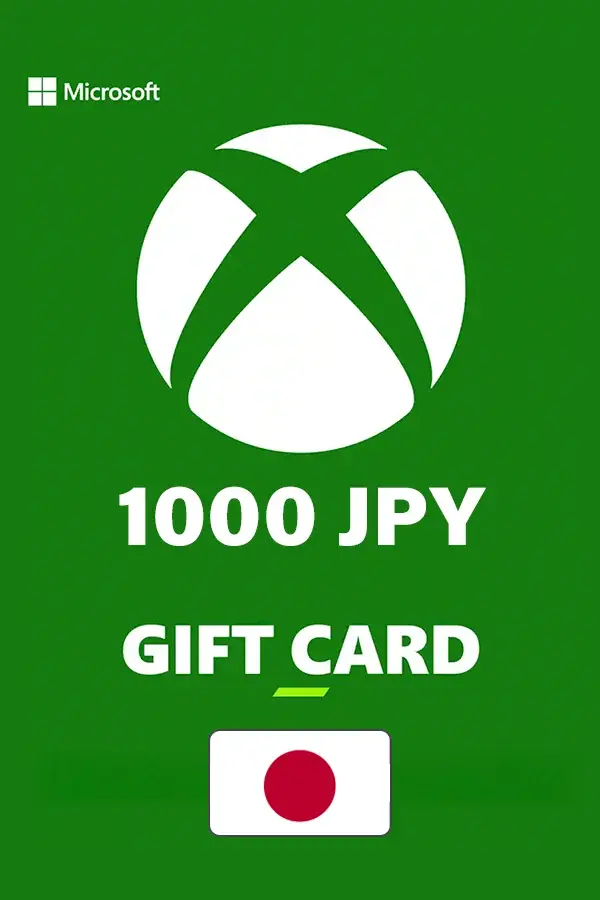 Подарункова карта Xbox 1000 JPY (Японія)