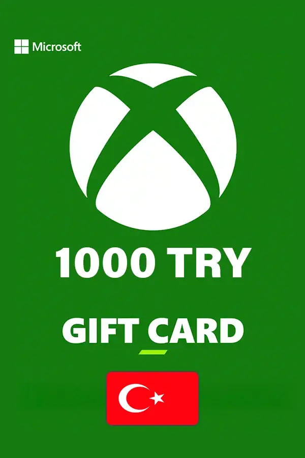Подарочная карта Xbox 1000 TRY (Турция)