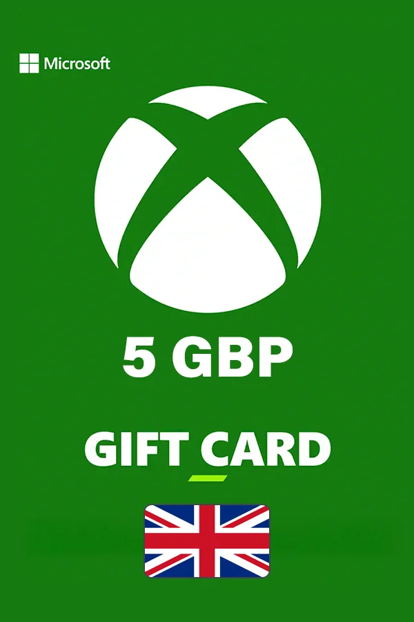 Подарочная карта Xbox 5 GBP (Великобритания)