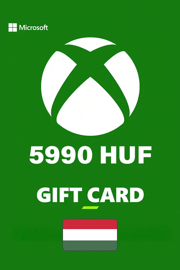 Xbox Gift Card 5990 HUF (Hungary)