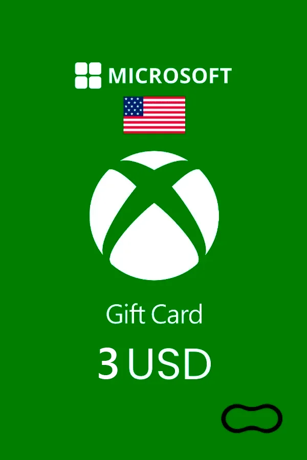 Купить Подарочную Карту 3$ USD США Xbox Live