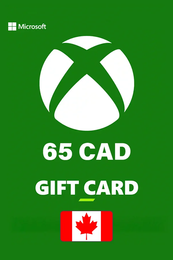 Подарочная карта Xbox 65 CAD (Канада)