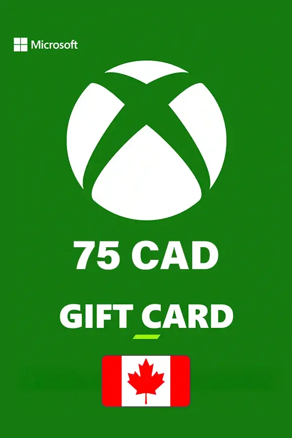 Xbox Gift Card 75 CAD (Canada)
